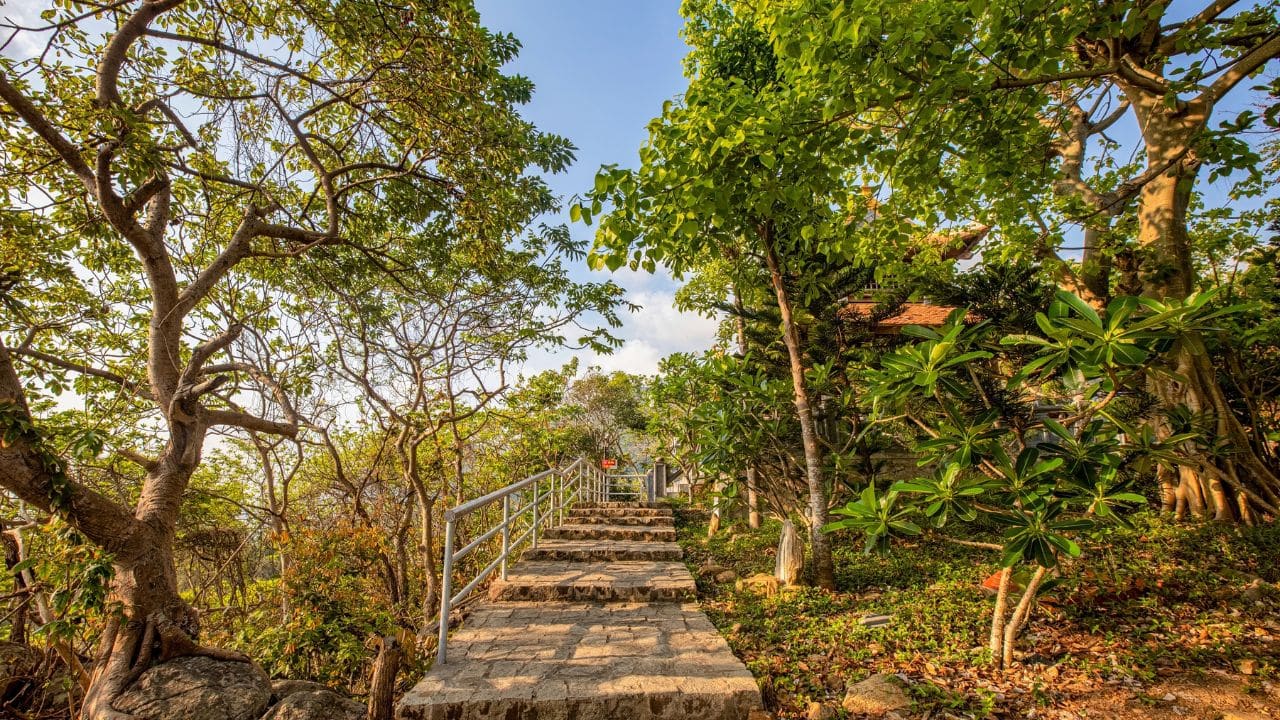 Van Son pagoda. Con Dao island, Ba Ria Vung Tau, Vietnam
