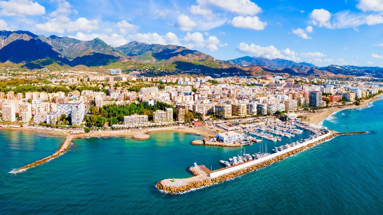 Marbella marina in Málaga province, Andalusia, Spain