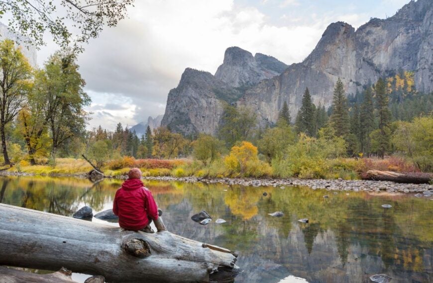 Beautiful fall season in Yosemite National Park, California, USA