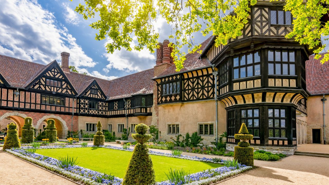 Cecilienhof Palace in New (Neuer) park, Potsdam, Germany