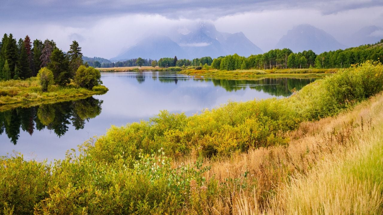 Grand Teton National Park in Northwestern Wyoming, USA