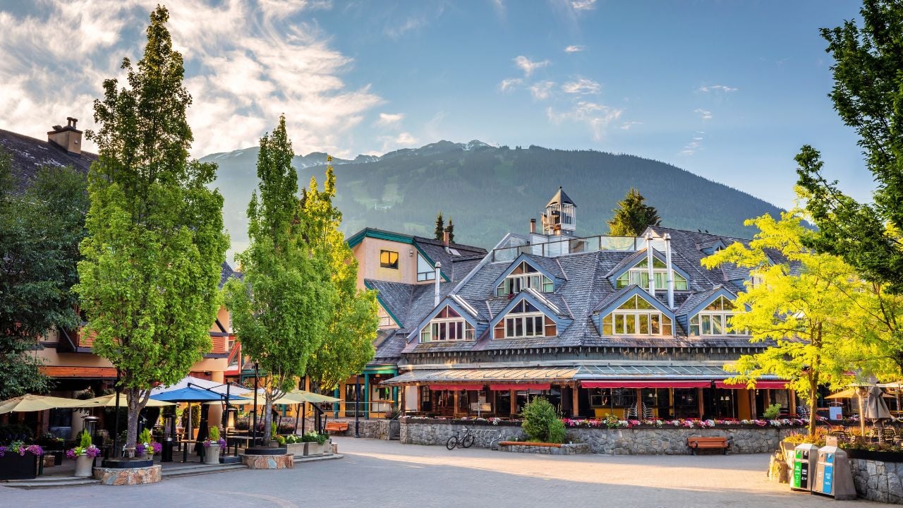 Whistler Village in the Summer
