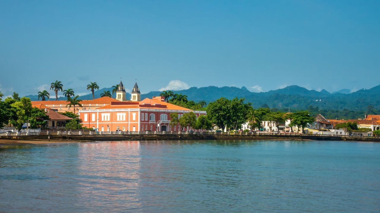The waterfront of São Tomé, São Tomé and Príncipe (STP), Central Africa