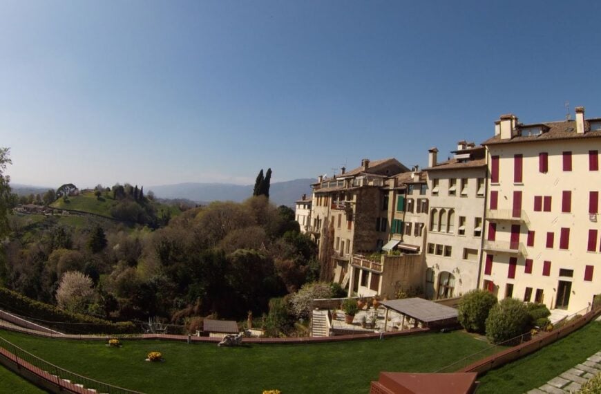 Historic village Asolo Treviso Italy