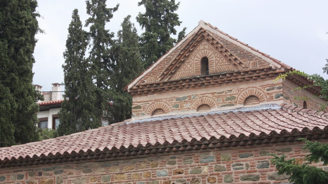 Thessaloniki, Greece - October 17th 2024: Holy Church of Saint Nicholas Orphanos