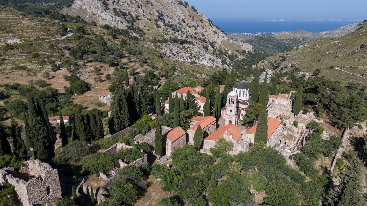 The monastery of Nea Moni in Chios island, Greece