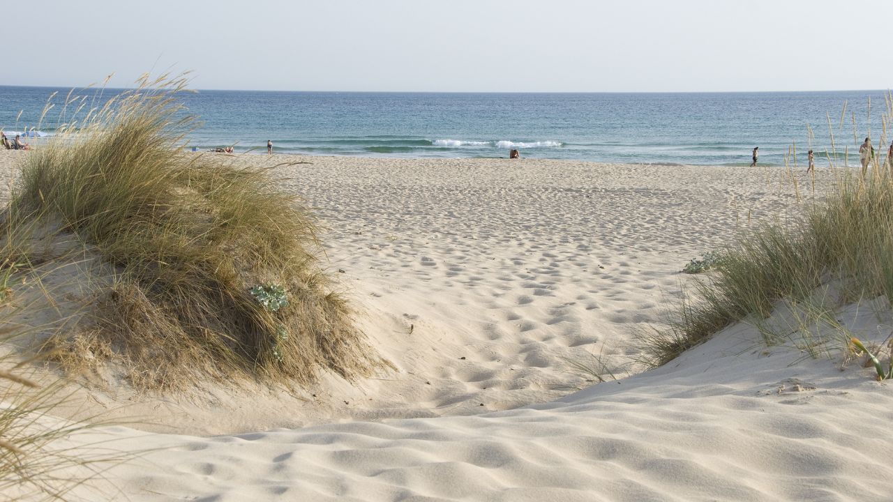Zahara de los Atunes beach in spain. Cadiz, Andalucia.