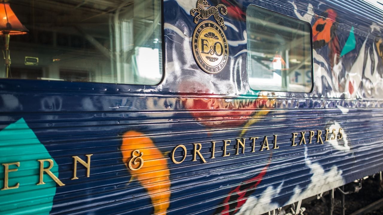 BANGKOK, THAILAND - MARCH 24, 2017: Eastern & Oriental Express at Hualamphong Station in Bangkok, Thailand on March 24, 2017.