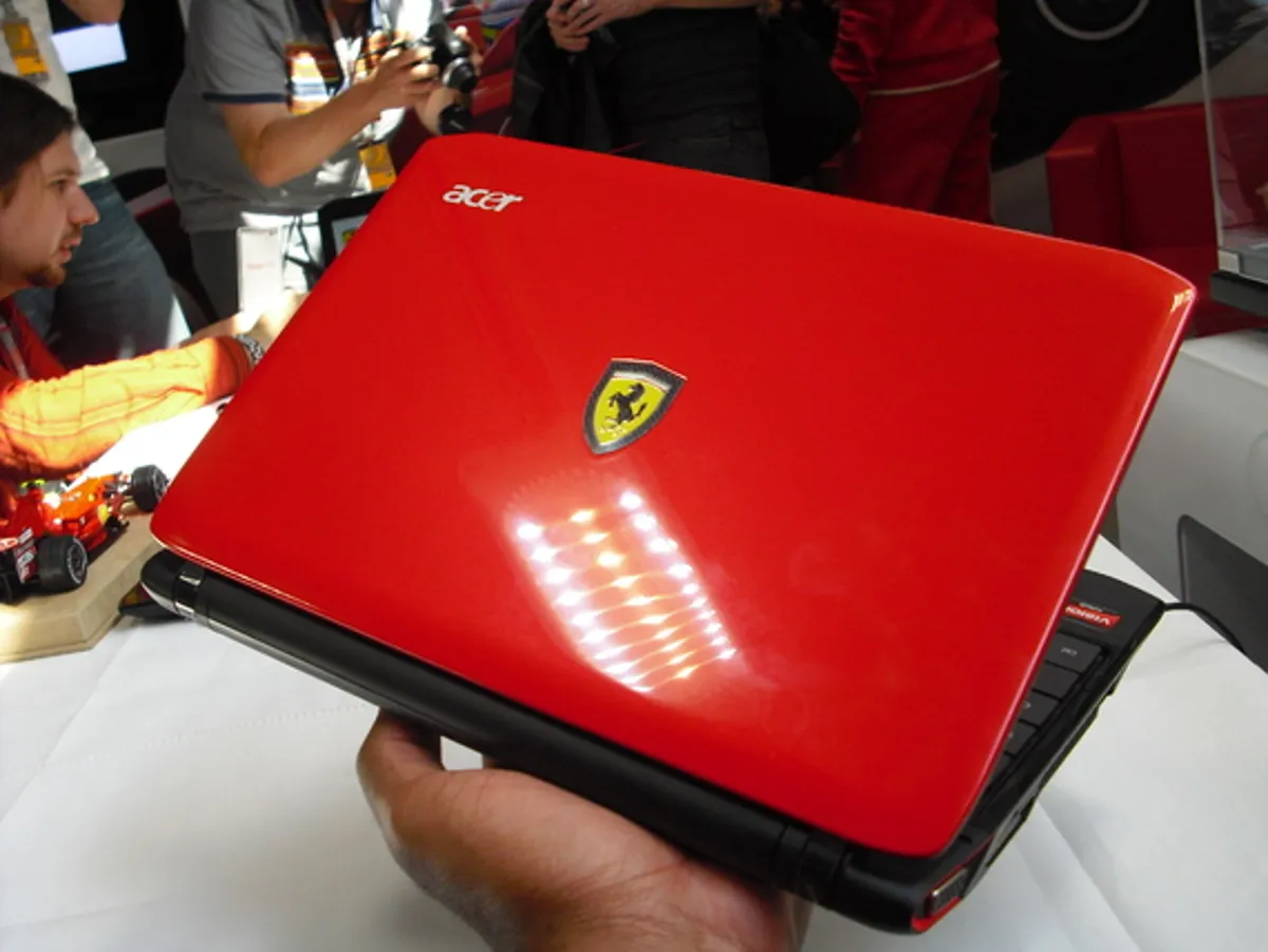 ferrari acer one laptop
