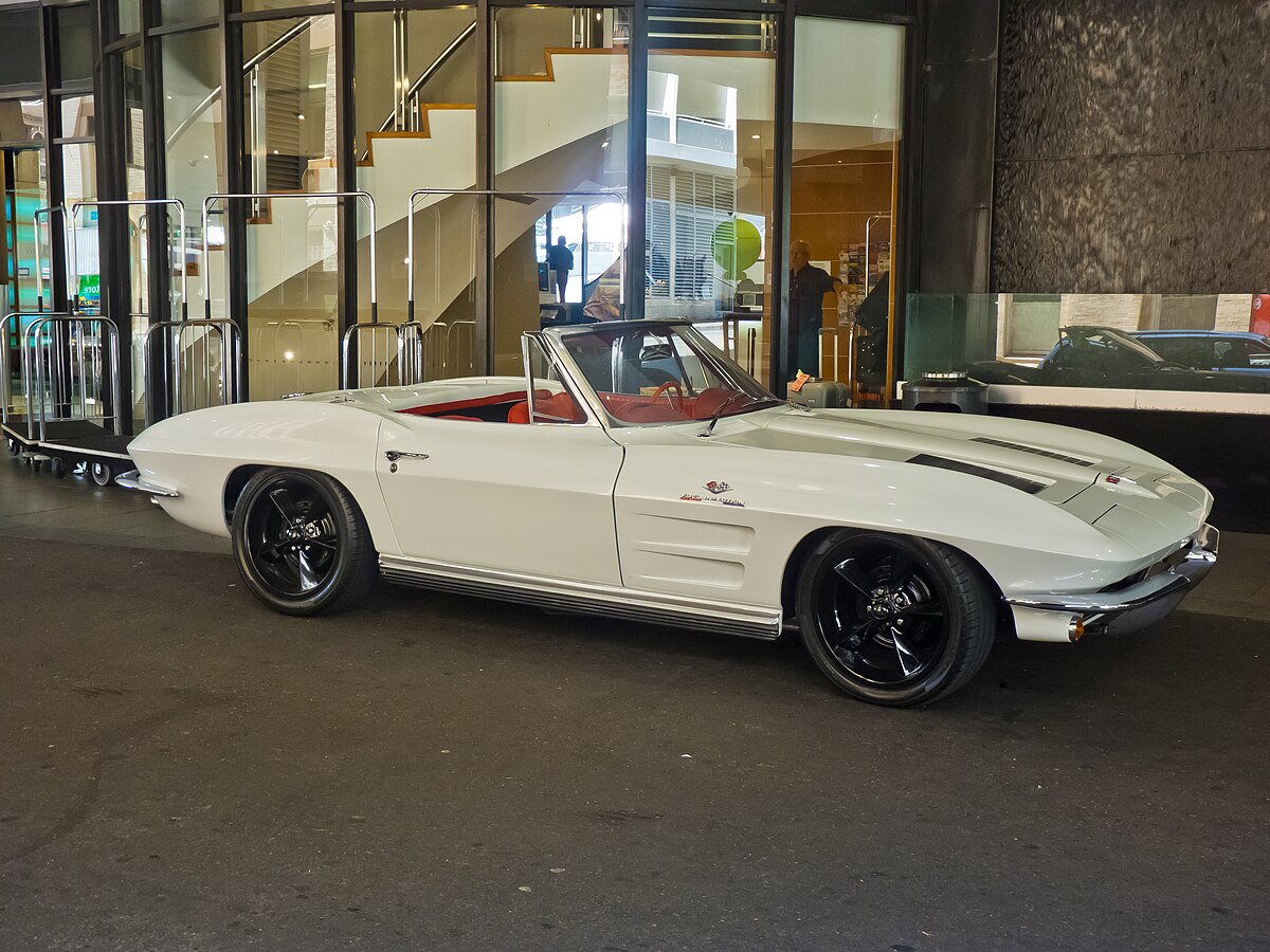 1963 Chevrolet Corvette Sting Ray Convertible white