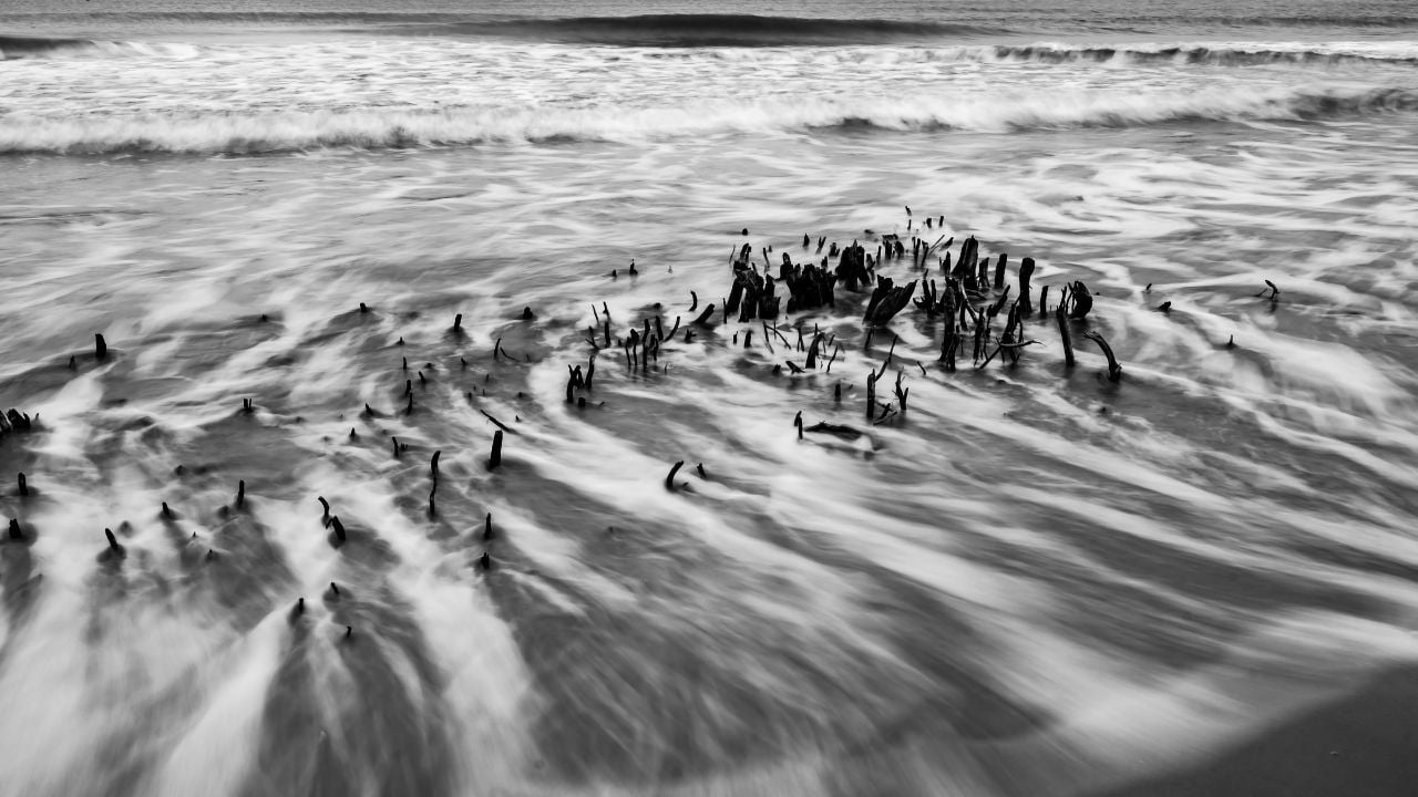 A hunting island south Carolina beach scenes