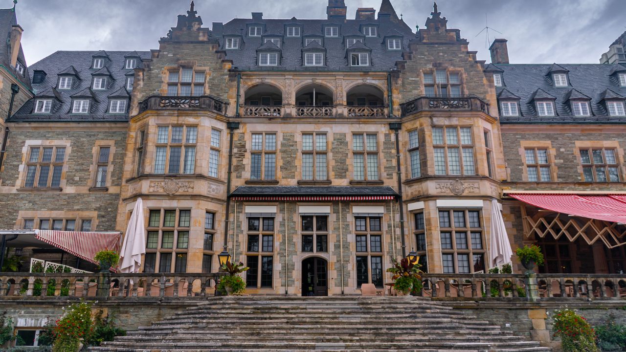 Kronberg, Germany, 2020-10-17,castle and Park in Kronberg