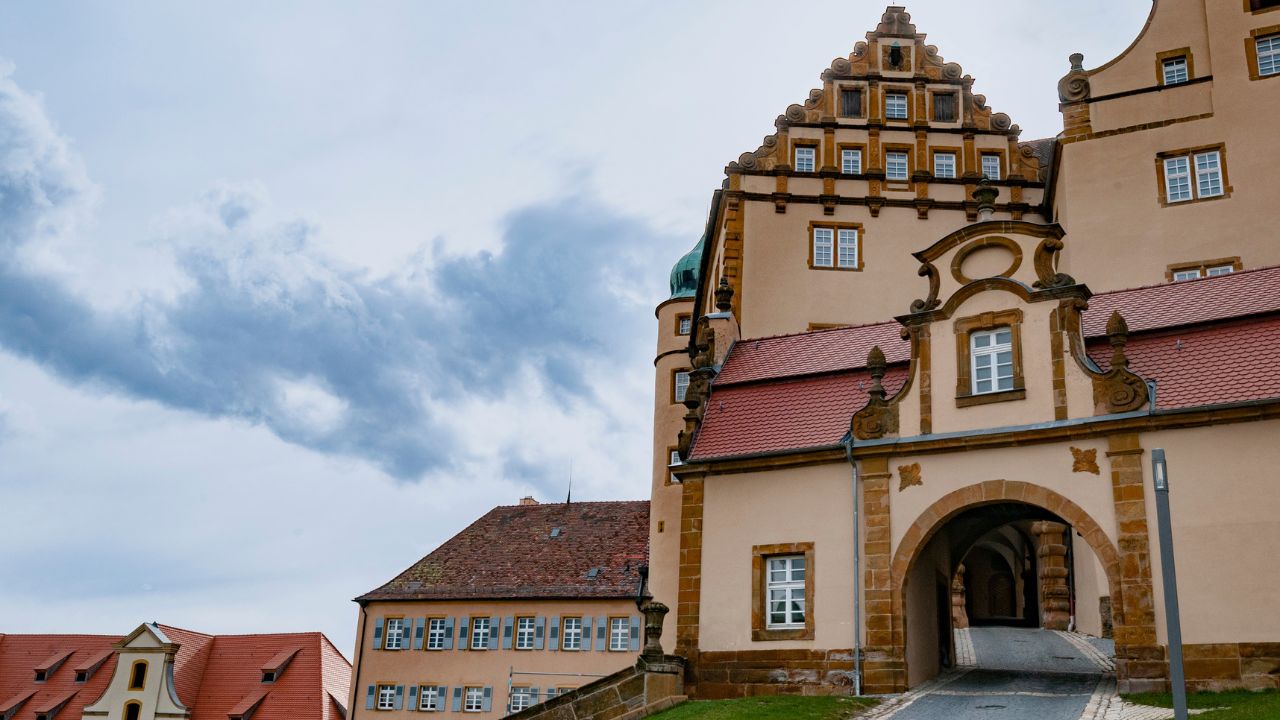 landmark castle Kapfenburg, Lauchheim , Baden-Württemberg, Germany