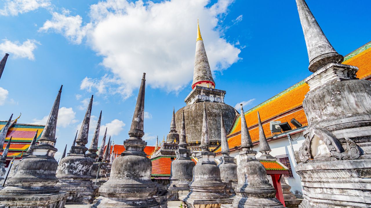 Wat Phra Mahathat Woramahawihan Nakhon Si Thammarat Thailand Asia