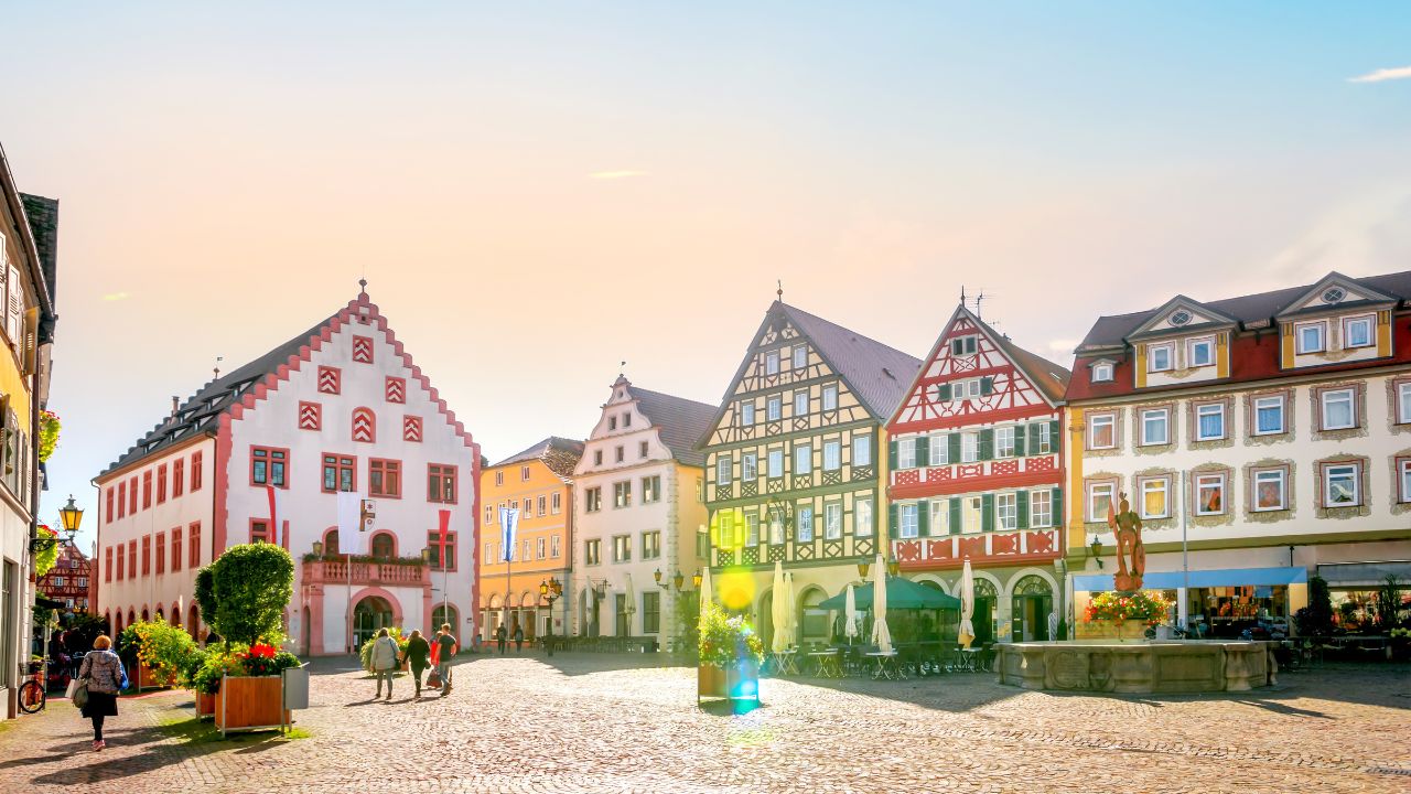 Old city of Bad Mergentheim, Germany