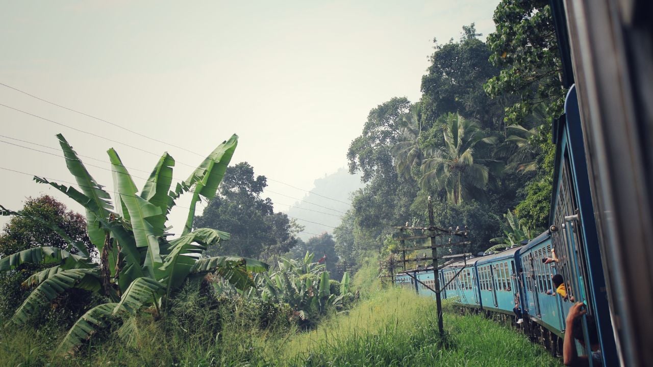 Kandy - Ella, Sri Lanka, 12.09.2018: The world's most scenic train ride.