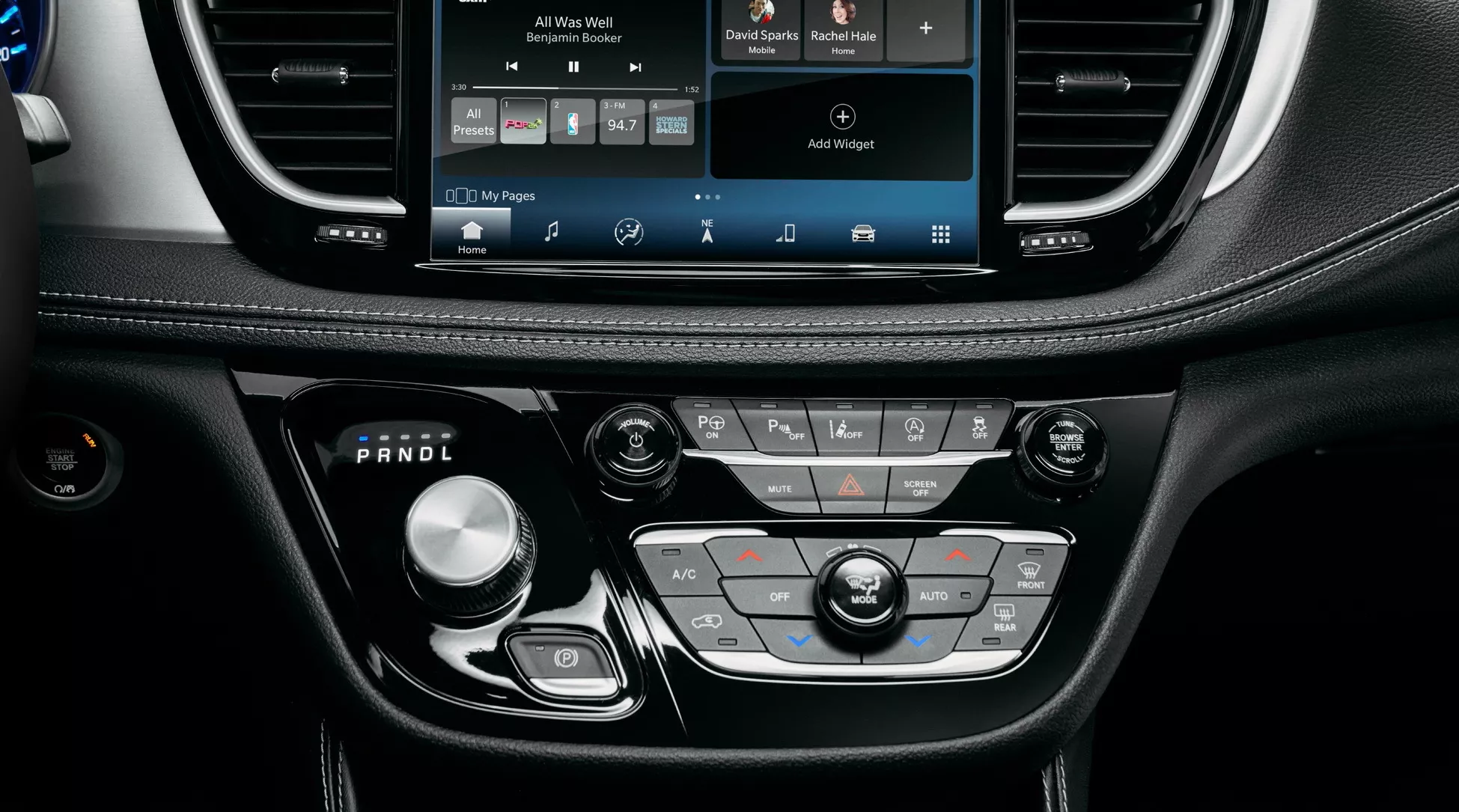 chrysler pacifica gear shifter