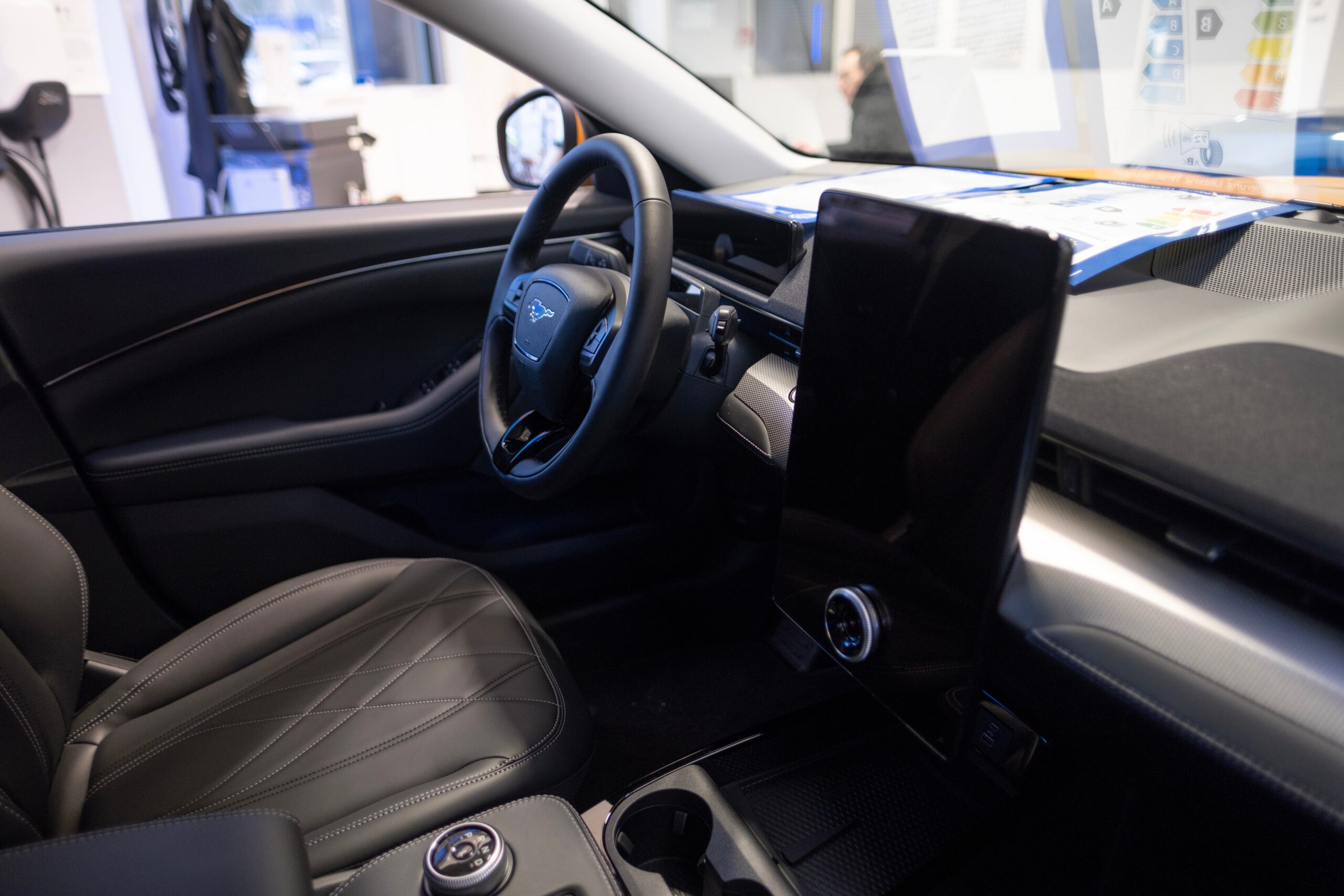 mach-e interior