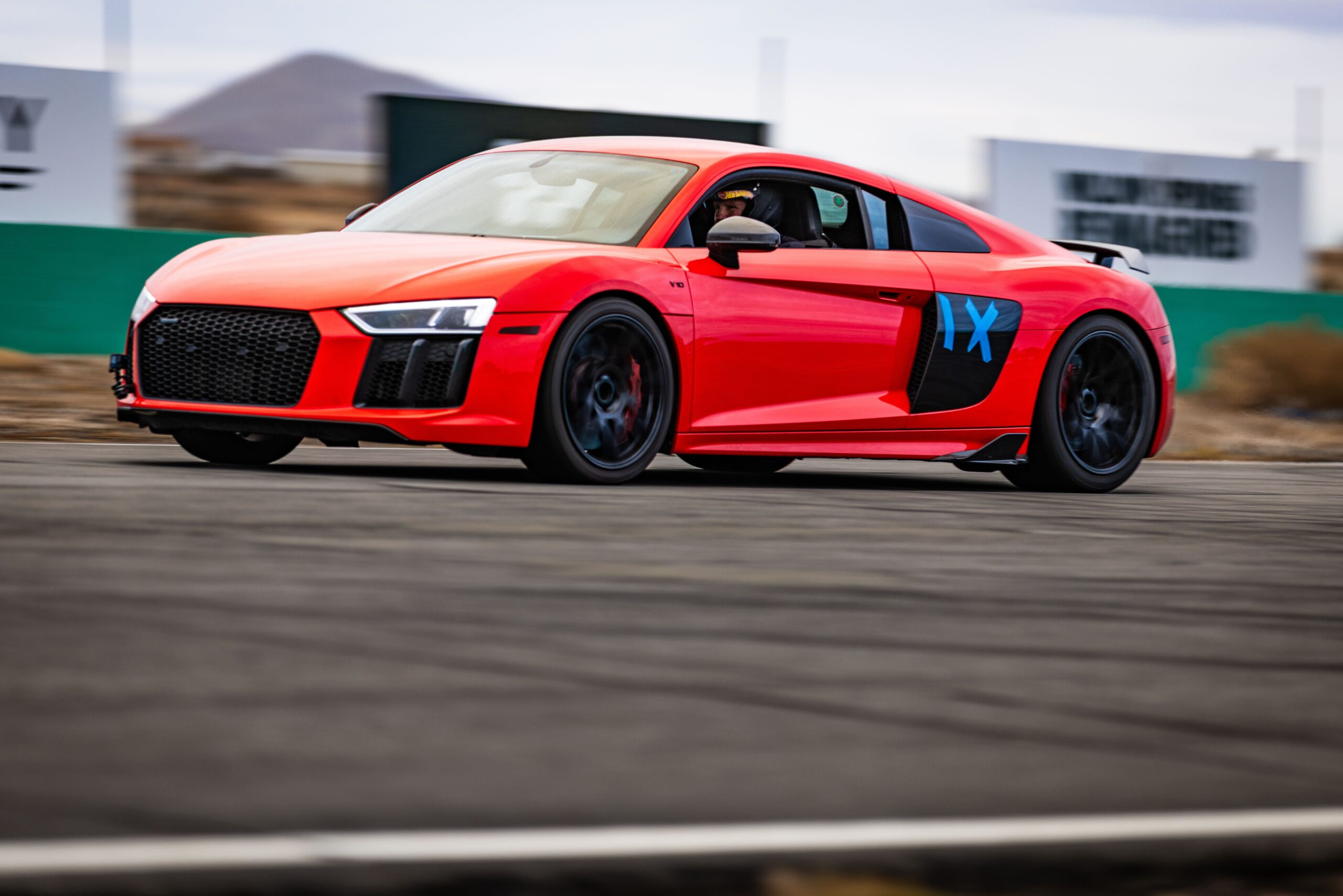audi r8 on track