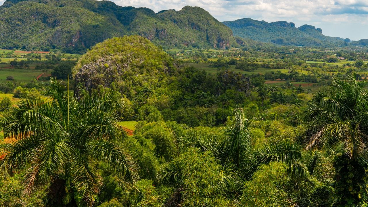 Vinales Valley popular tourist site in Pinar del Rio Province, Cuba