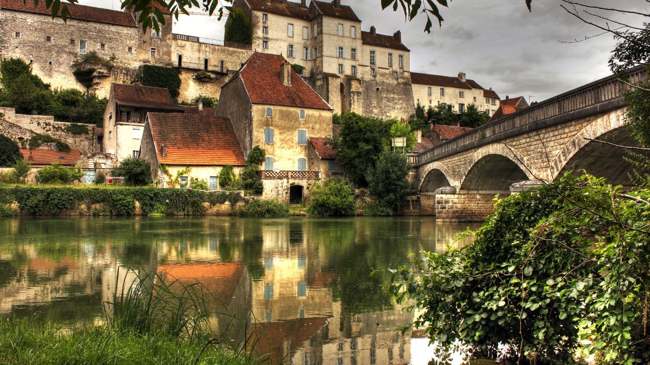 Village at Pesmes, Burgundy - France