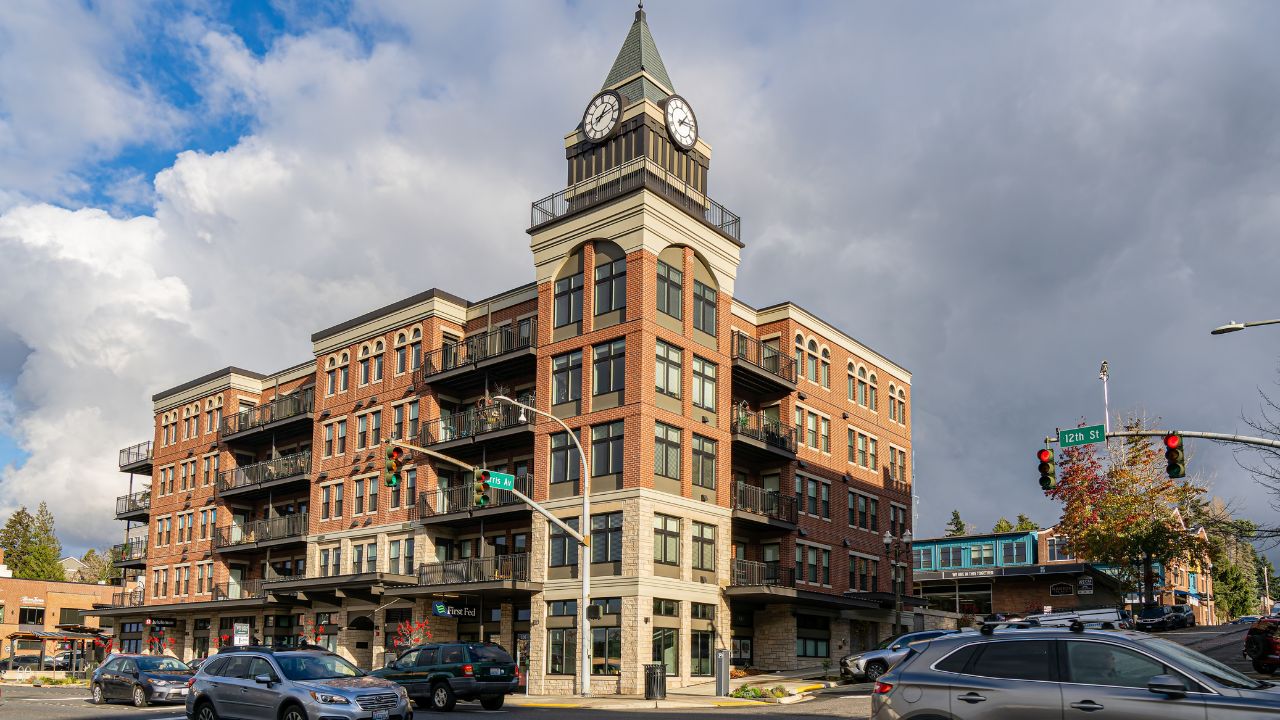 Fairhaven district, Bellingham, Washington USA - 1292024: A historic and picturesque neighborhood for its charming, small town atmosphere and vibrant arts and culture scene established in 1800s