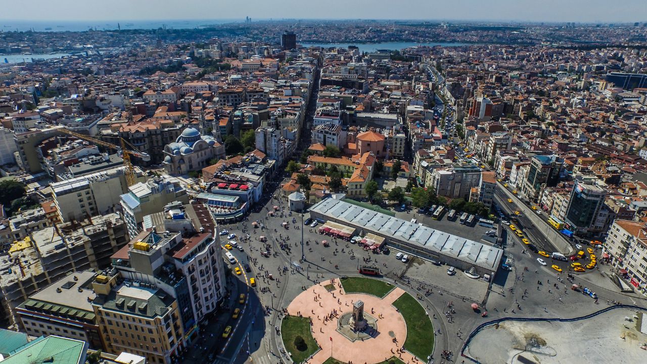 Taksim Square in Istanbul 2016