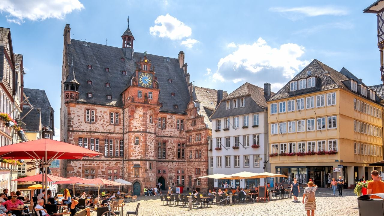 Old city of Marburg an der Lahn, Germany