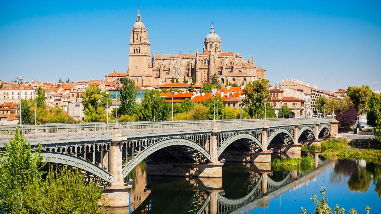 Salamanca Cathedral is a late Gothic and Baroque catedral in Salamanca city, Castile and Leon in Spain