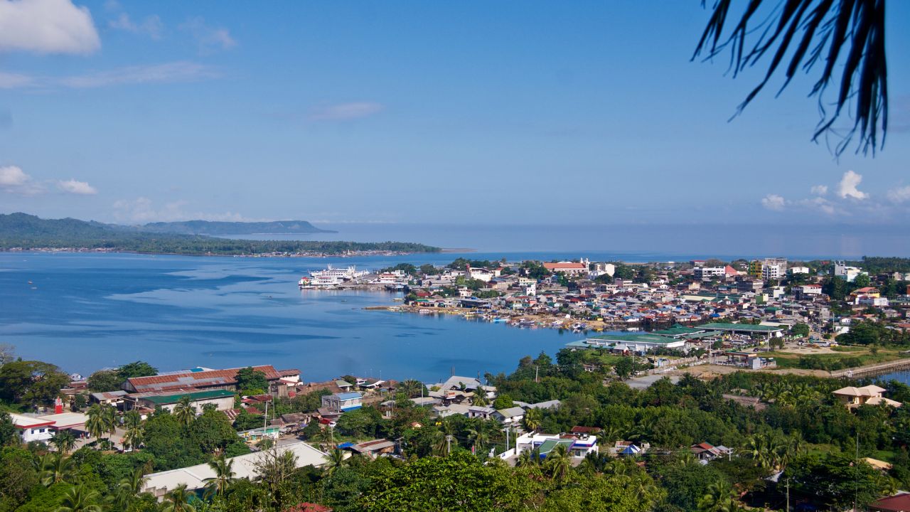 panoramic view of the city of Masbate in the Philippines
