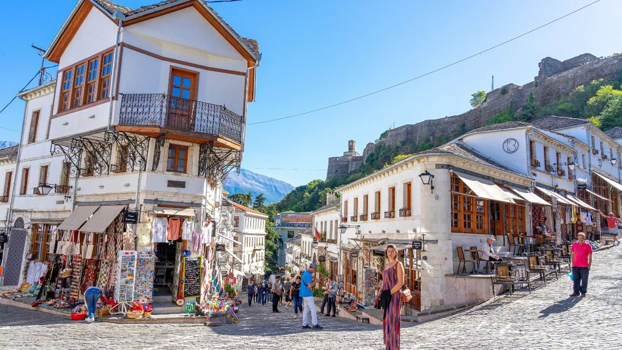 old city center of Gjirokastër