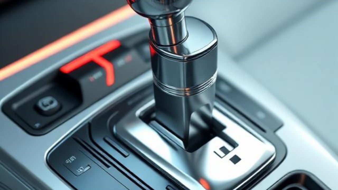 Simulated gear shifter.