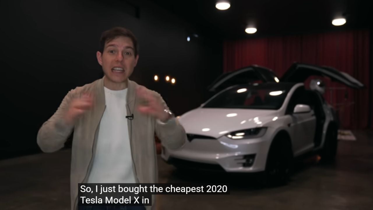 2020 Tesla Model X.