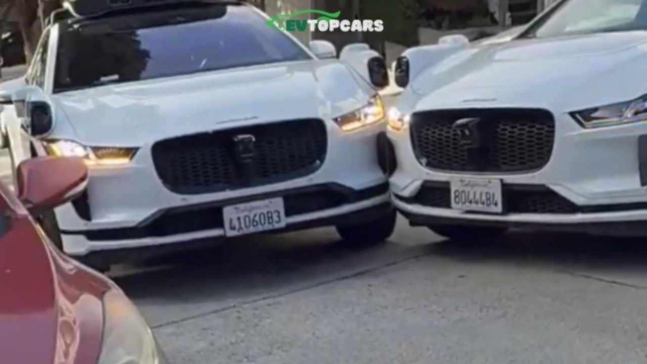 Waymo traffic jam.