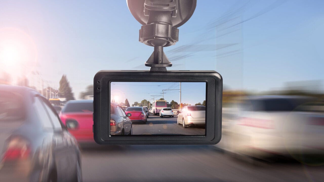 dashcam in traffic