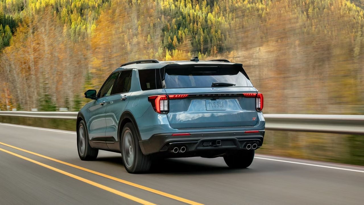 2026 Ford Explorer on the road.