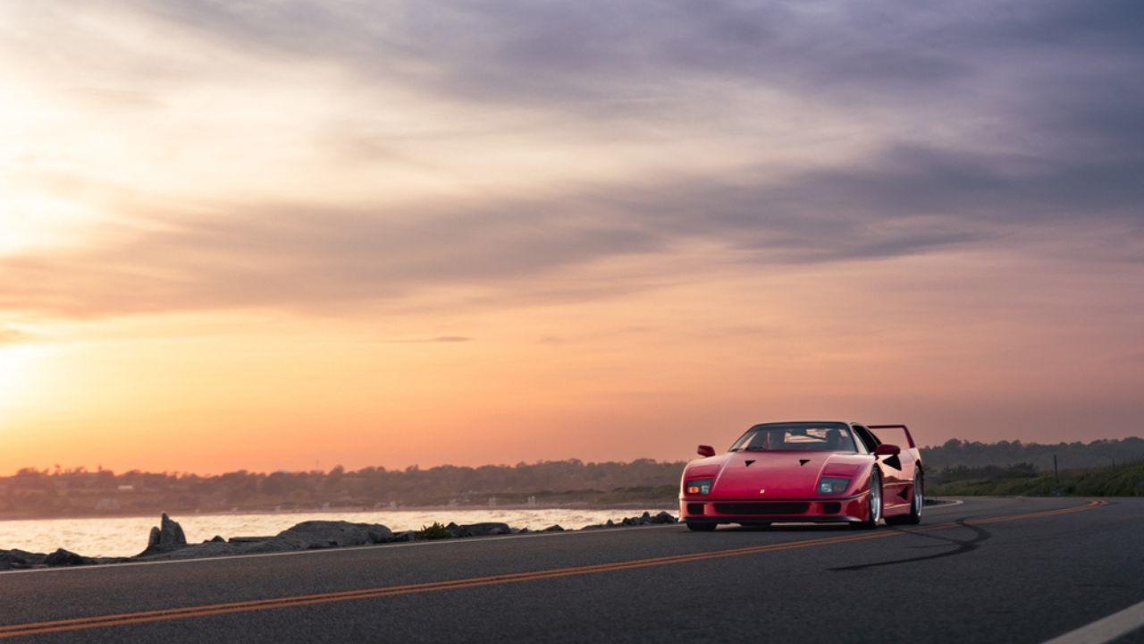 Newport, RI, USA - Ferrari F40