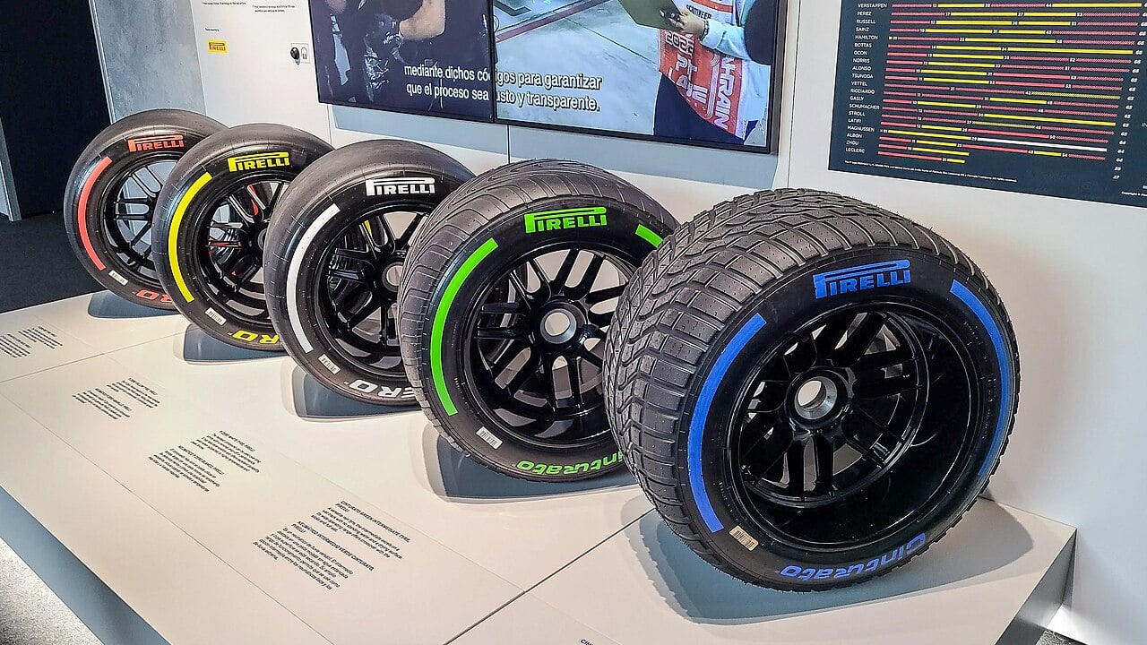 Pirelli tires.