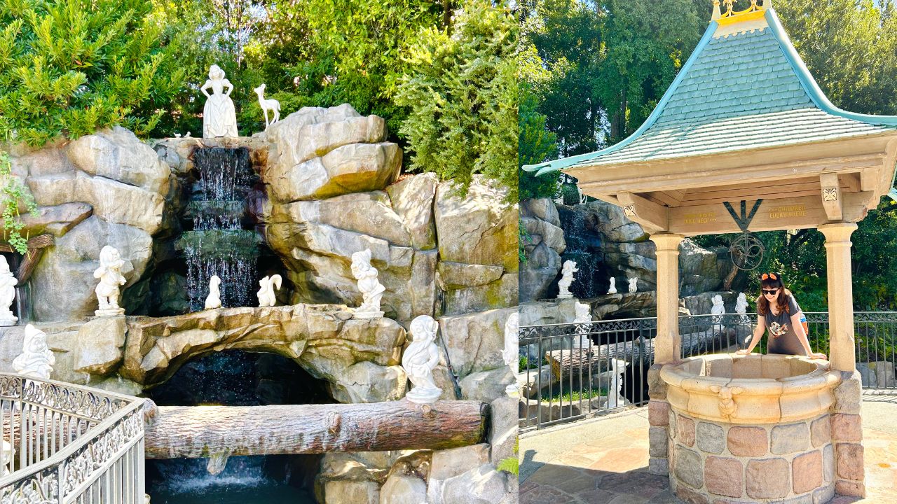 Snow Whites Grotto Disneyland 1