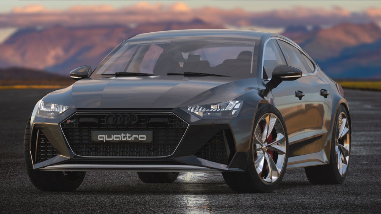 Szczecin,Poland- Audi RS 7 , executive car produced by Audi