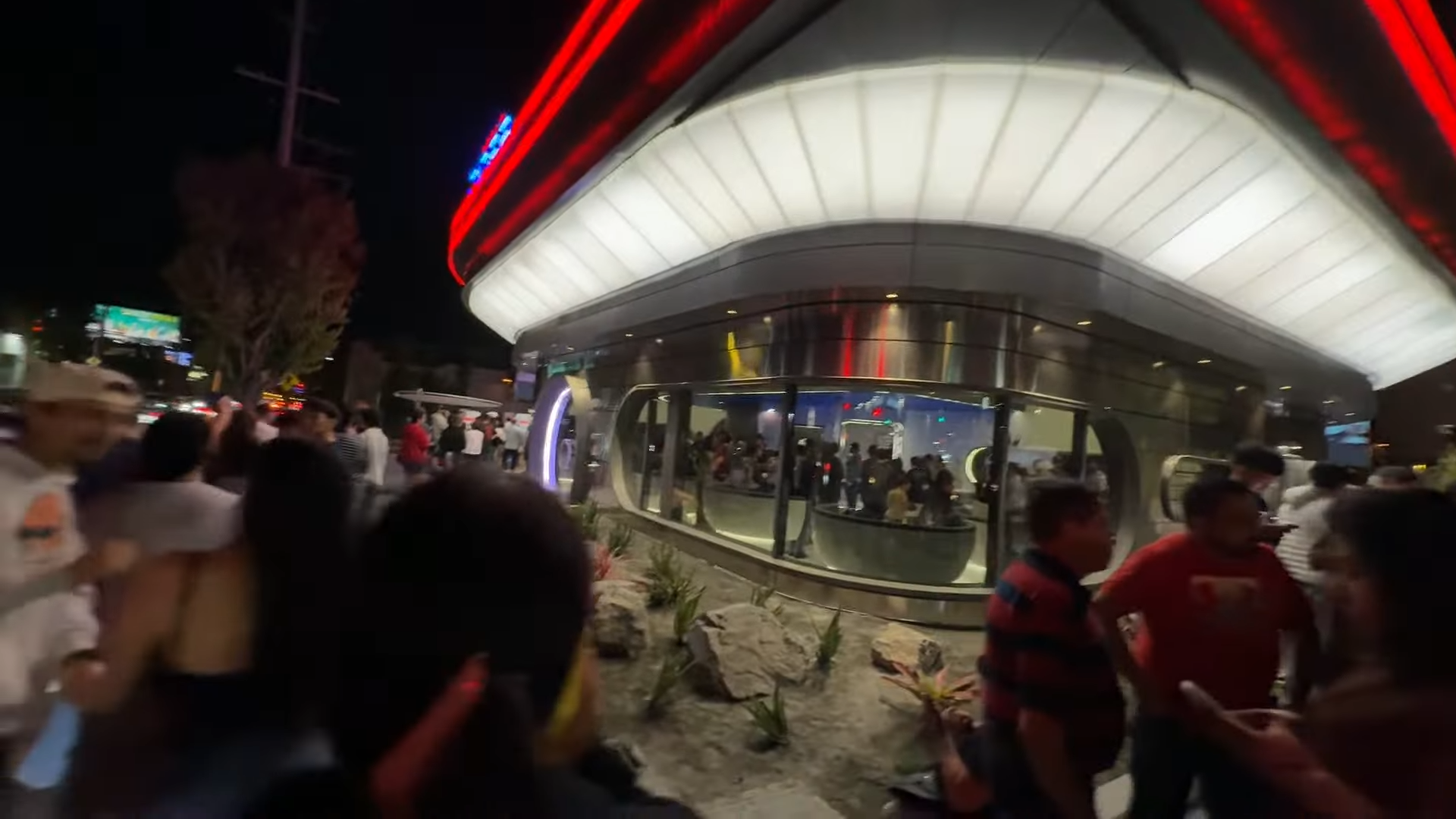 tesla diner opening week line