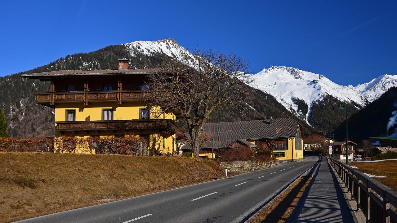 Mountain village of Mallnitz in spring time, Austria
