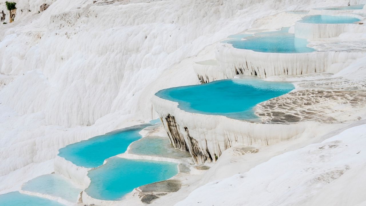 Pamukkale Hot Springs in Denizli Province
