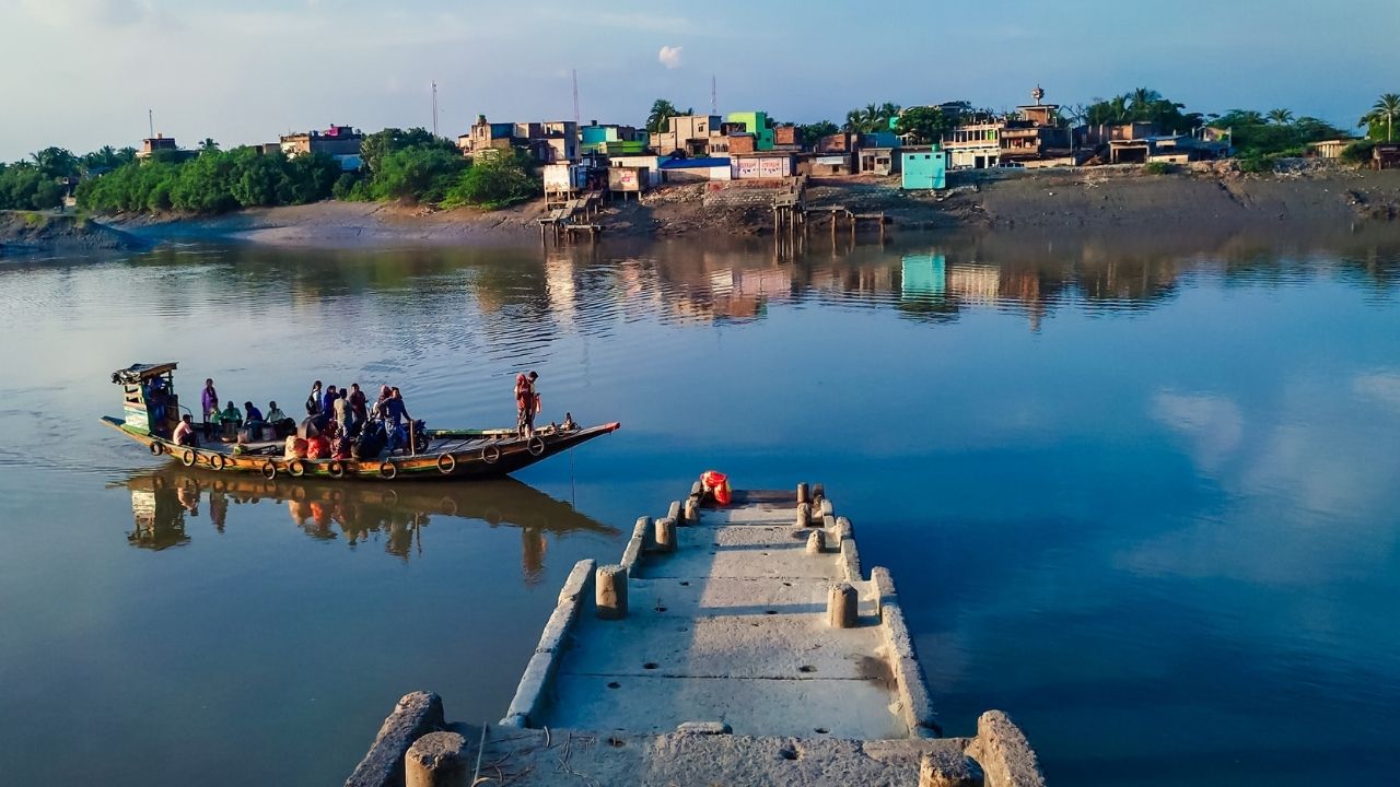 Boat travel in the Sundarbans, India