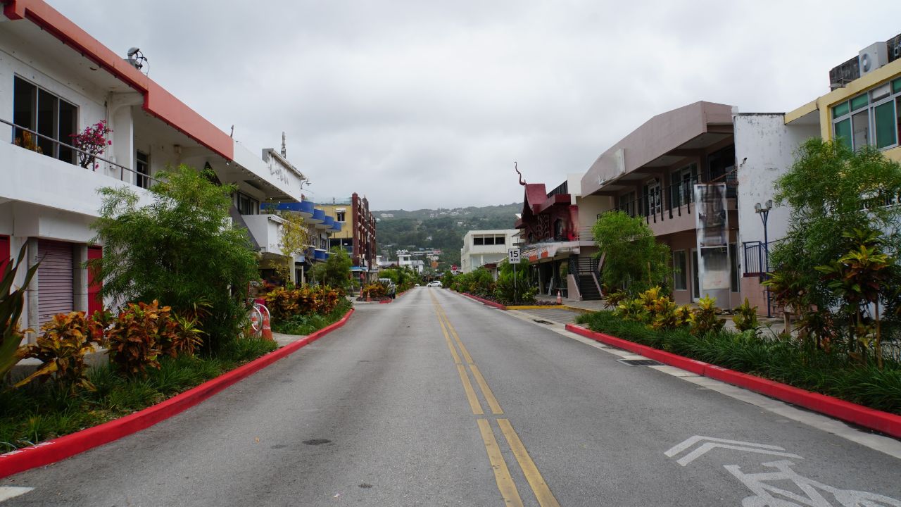 Landscape of Garapan, Saipan Island