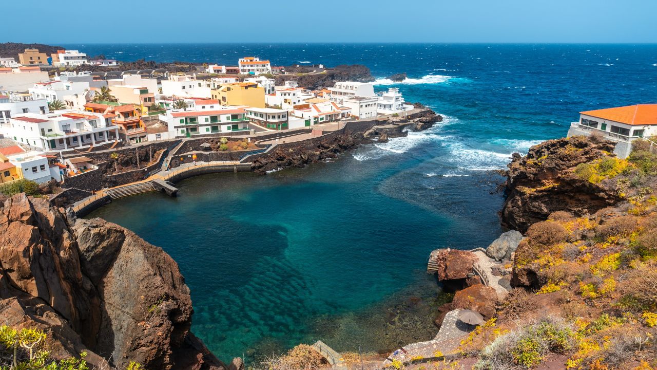 Wonderful in the village of Tamaduste on the island of El Hierro, Canary Islands, Spain