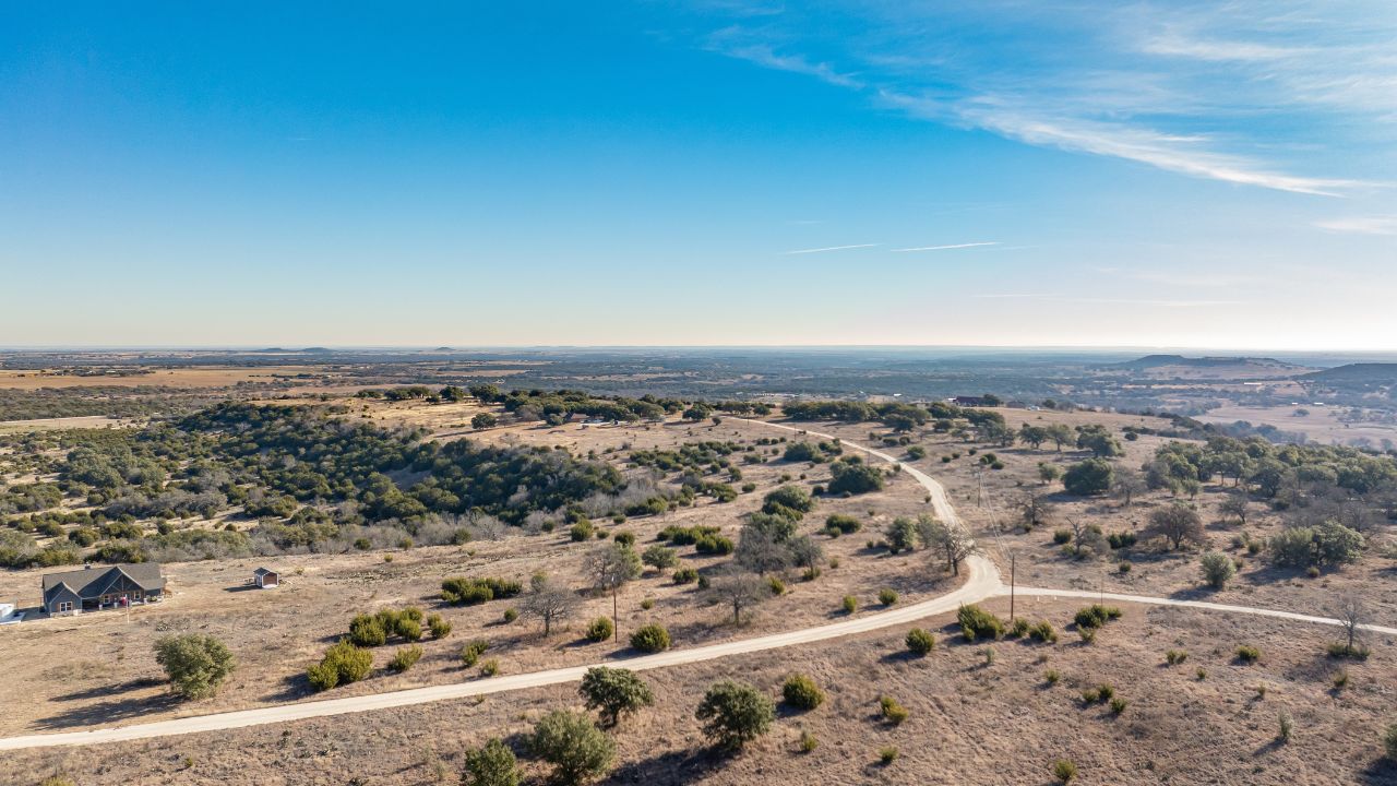 Stunning Texas Hill Country with a winding ravine