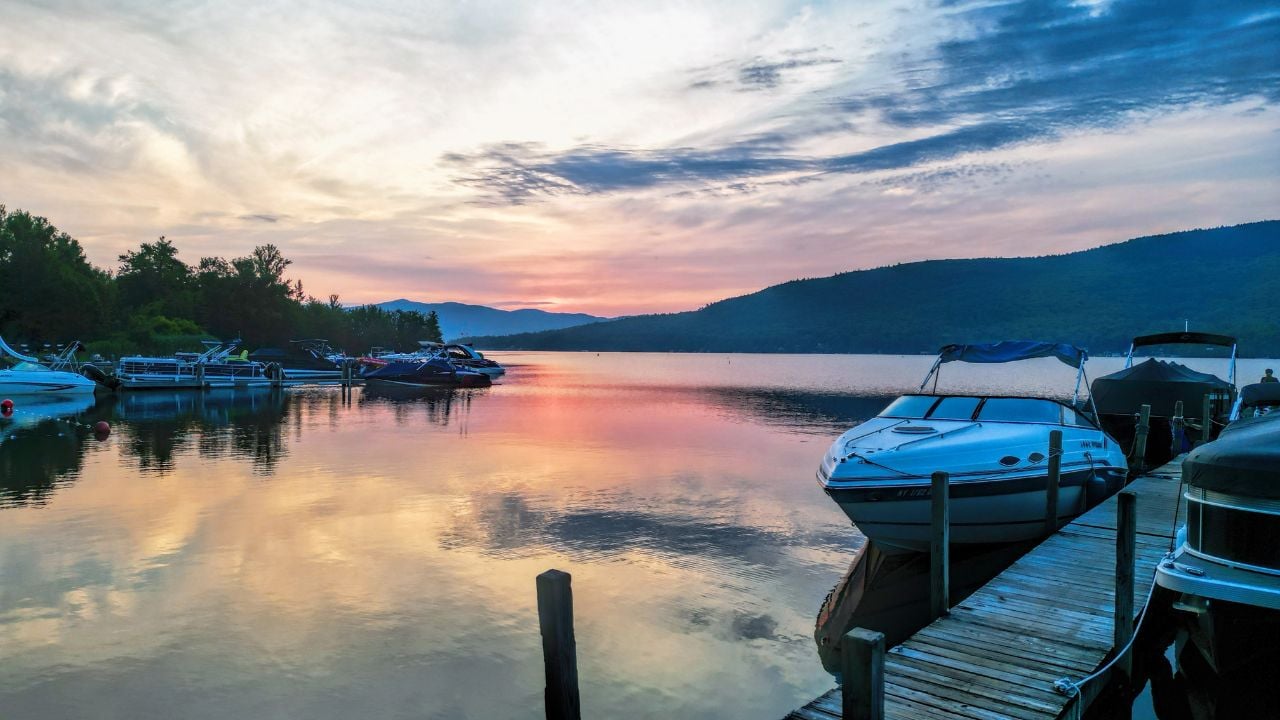 Lake George, New York sunrise