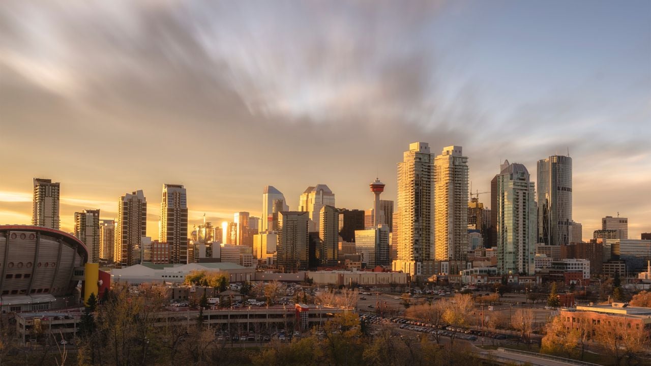 Skyline, Calgary, Alberta, Canada, North AmericaSkyline, Calgary, Alberta, Canada, North America