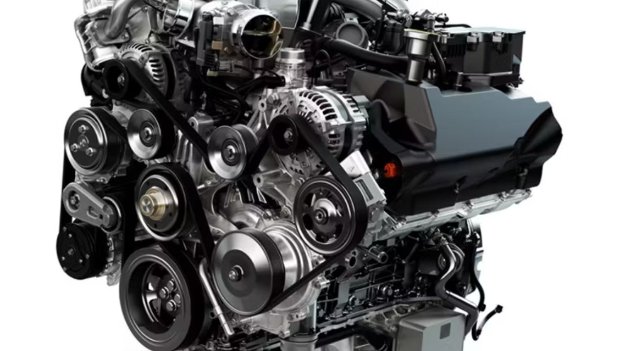 Ford 6.7-liter Power Stroke V8 turbo diesel engine.